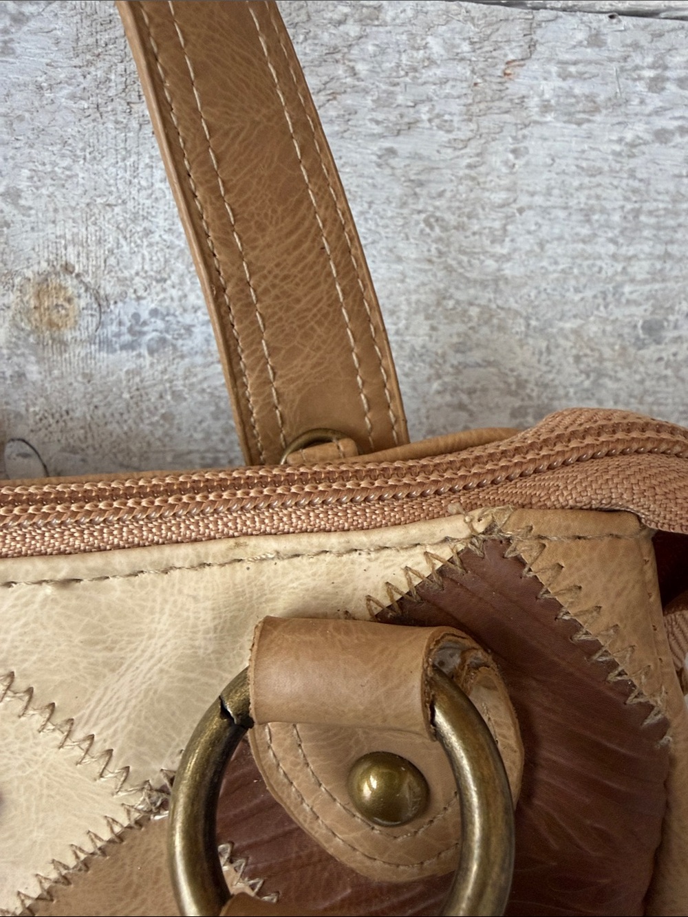 The Stone Y2K patchwork handbag - Picture 5 of 9